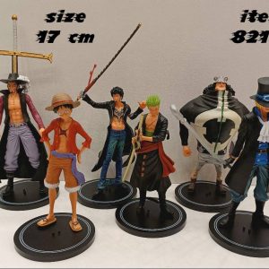 ست افسانه‌ای ۶ فیگور One Piece – مدل کلکسیونی سایز ۱۷ سانتی‌متری