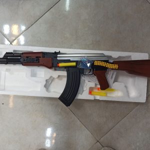تفنگ کلاش 3 کاره تیر ژله ای اسفنجی ساچمه ای
