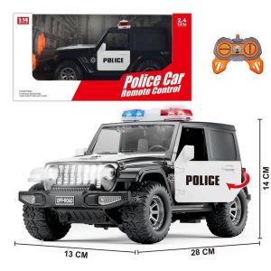 ماشین پلیس شاسی بلند شارژی،چراغ پلیس