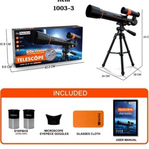 تلسکوپ پایه دار STEM 3لنز،به همراه دوربین