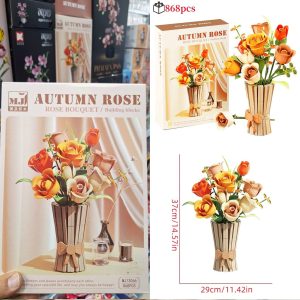 لگو گلدان گل های رز 868 قطعه