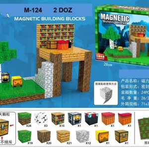 لگو مگنتی مغناطیسی ماینکرافت  124 قطعه