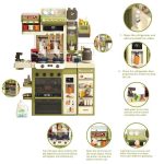 آشپزخانه بزرگ 71قطعه  موزیکال بخار،شیرآب،یخساز،هود و... - Image 3