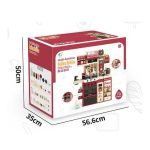 آشپزخانه بزرگ 71قطعه  موزیکال بخار،شیرآب،یخساز،هود و... - Image 2