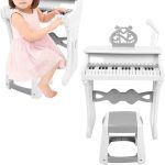 پیانو 37 کلید با صندلی - Image 8