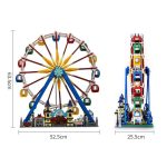 لگو چرخ و فلک شهربازی موتوردار 3836 قطعه مولدکینگ Mouldking 11006 - Image 4