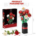 لگو‌ دسته گل رز 818 قطعه - Image 4