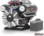 لگو مدل موتور V8 شماره 10088 - 552 قطعه مولد کینگ - Image 4