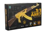 تفنگ تیر ژله ای کلاش AK47 طلایی حرفه ای - Image 2