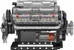 لگو مدل موتور V8 شماره 10088 - 552 قطعه مولد کینگ - Image 10
