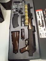 تفنگ کلاش AK47 فلزی تیر ژله ای خشاب برقی حرفه ای - Image 5